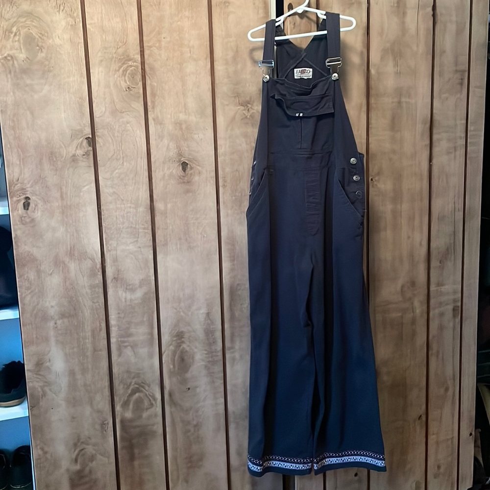 Embroidered vintage overalls